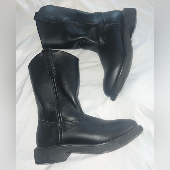 Red Wing Black Leather Boots